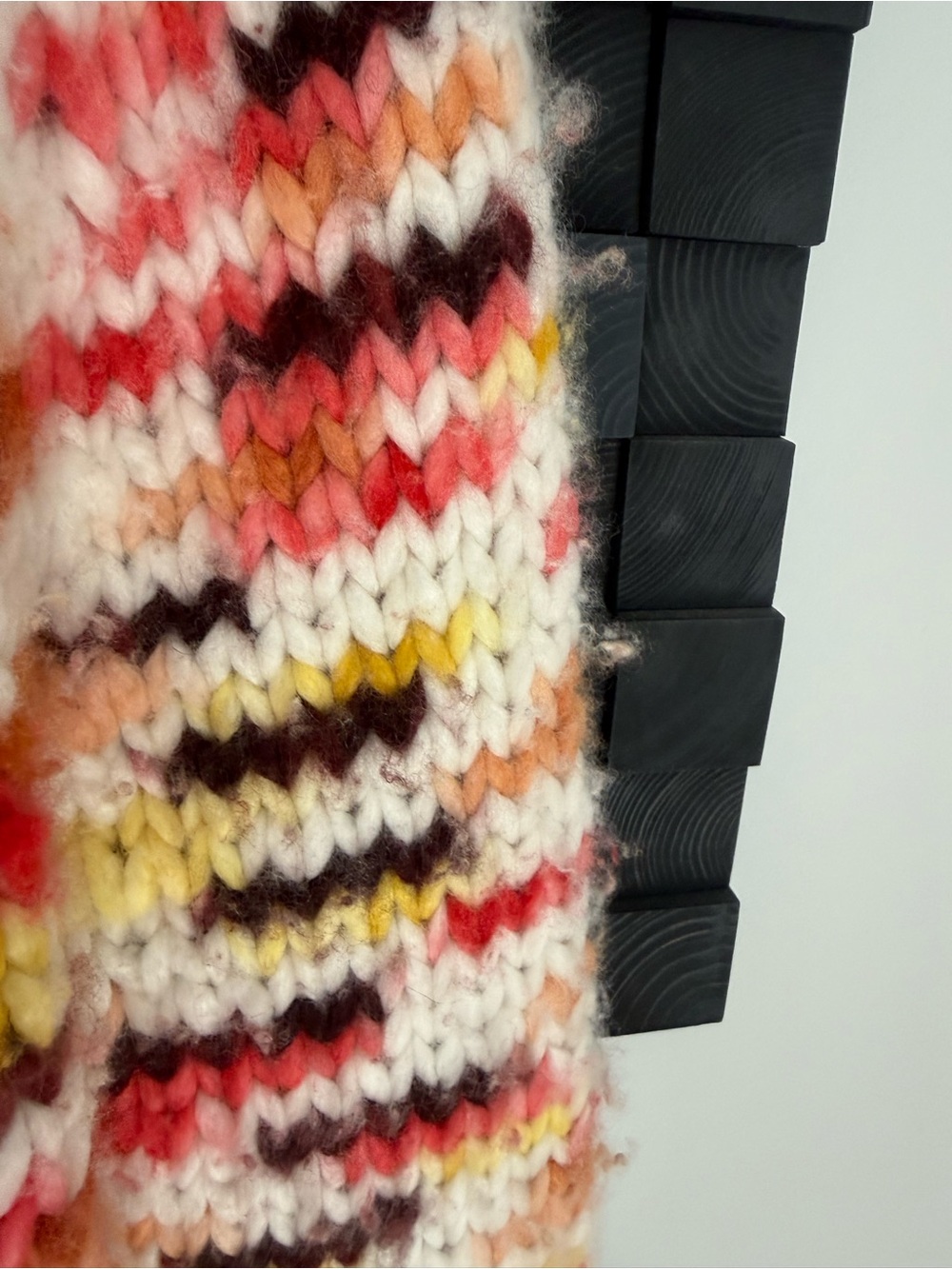 Gabriela Hearst Cashmere Multicolor Knit Sweater in Cream, Red, Yellow, Brown - Picture 9 of 14